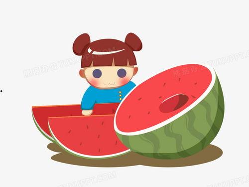 吃瓜画的图,趣味横生的视觉盛宴