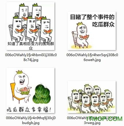 吃瓜群众神情图片,表情包背后的社会现象