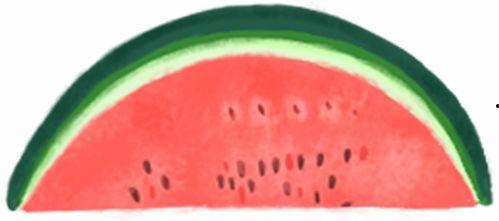 喜欢吃瓜的小瓜怎么画,小瓜的“瓜界”美食之旅